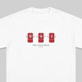 Arsenal Invincibles 03/04 embroidered t-shirt in white – close-up detail
