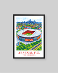 Emirates Stadium From Above Print