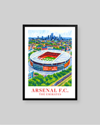 Emirates Stadium From Above Print