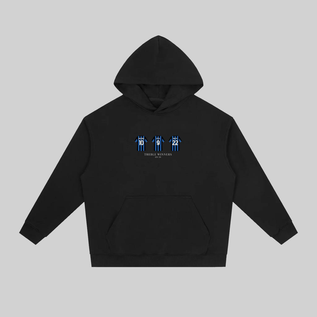 Celebrate one of football’s greatest achievements with the Inter Milan Treble Winners 09/10 Hoodie