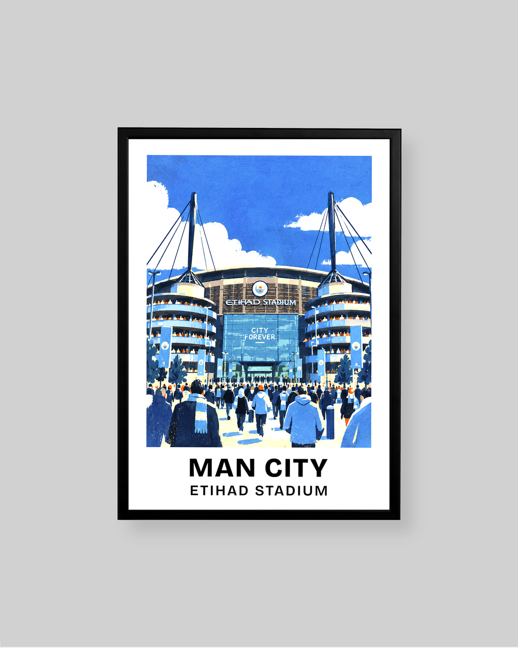 Man City Etihad Stadium Print