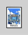 Man City Etihad Stadium Print