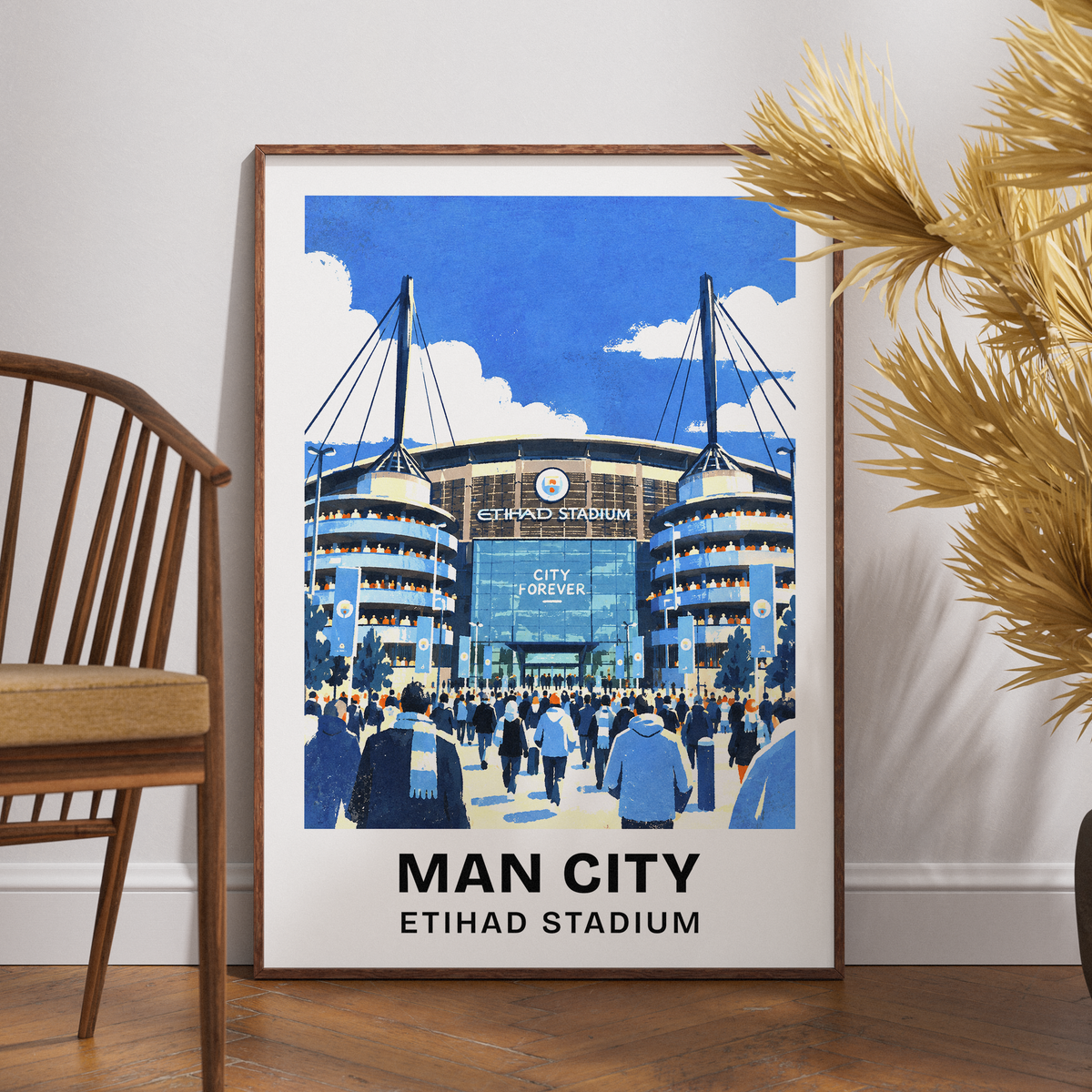 Man City Etihad Stadium Print