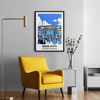 Man City Etihad Stadium Print