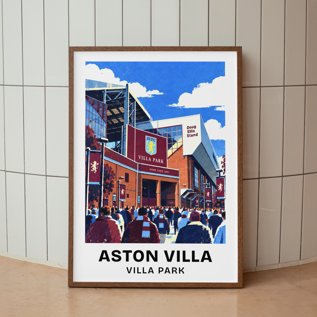 Villa Park Stadium Print