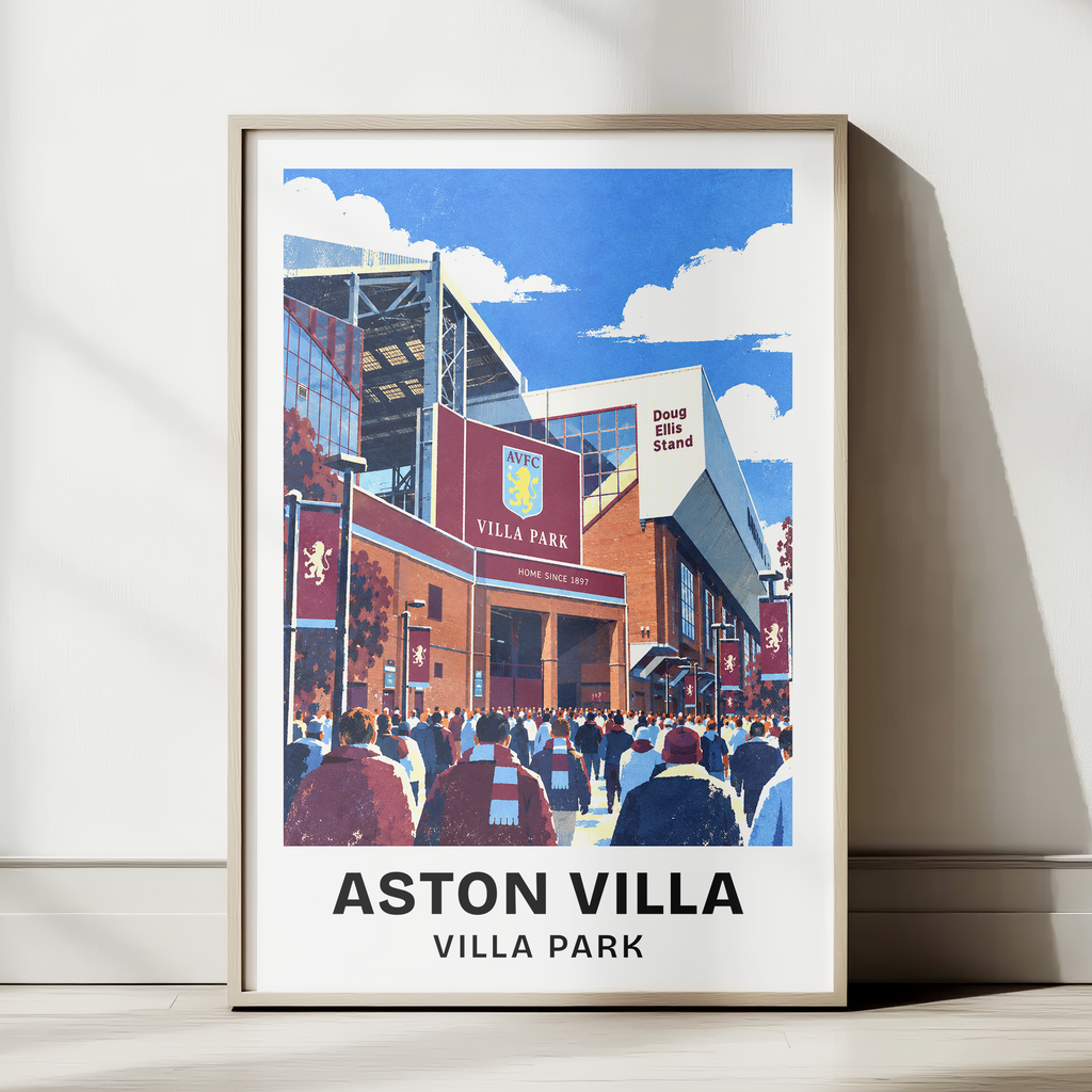 Villa Park Stadium Print