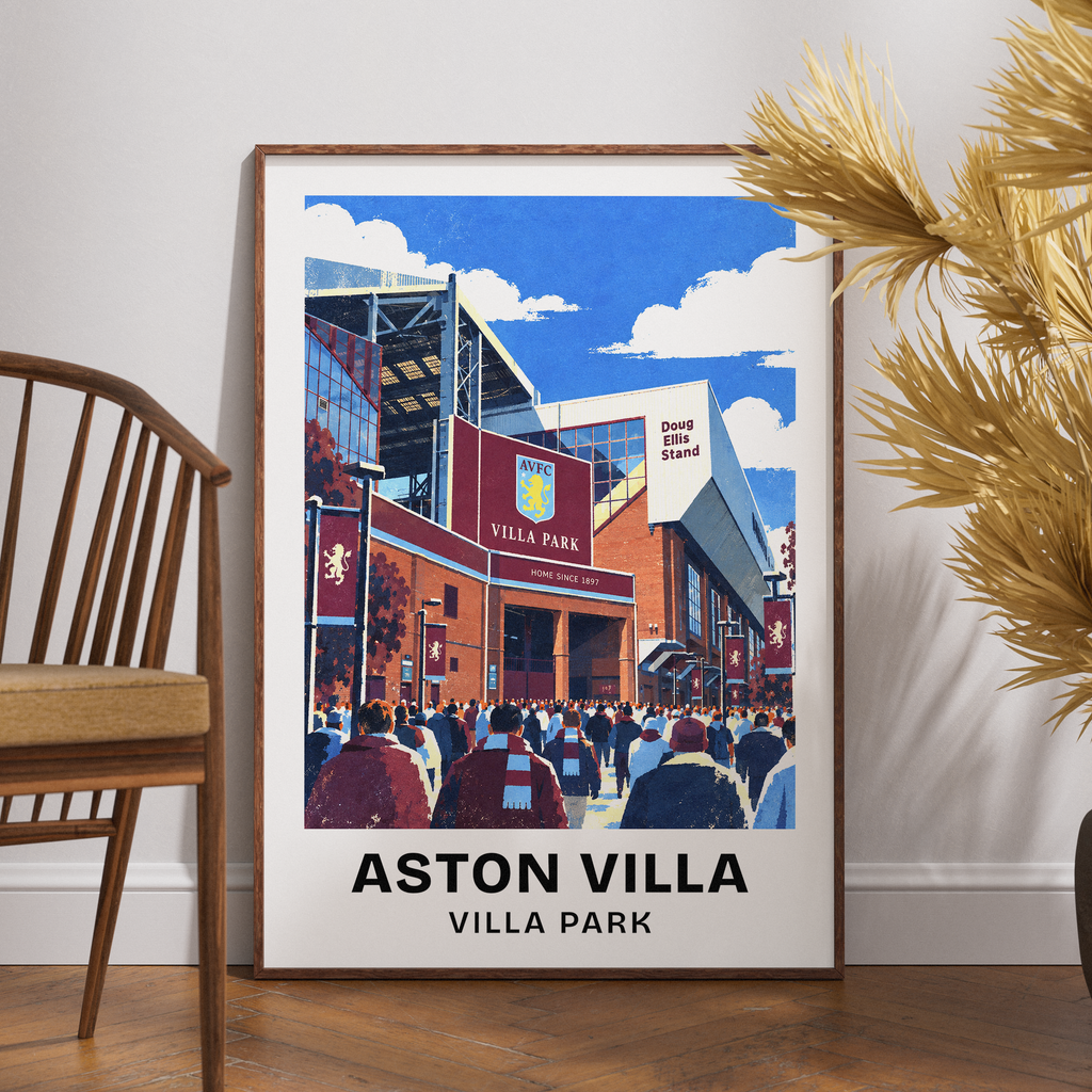 Villa Park Stadium Print